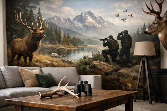 Best Hunting Themed Wall Murals for Your Space