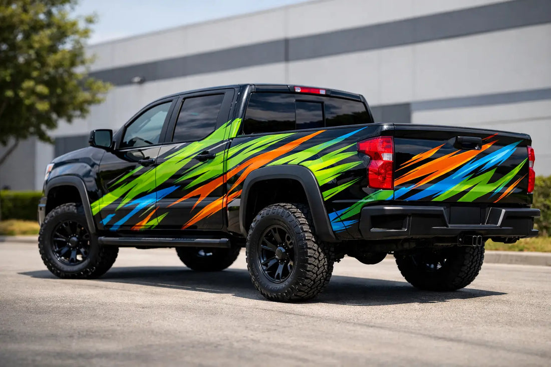 A Custom Truck Graphic Makeover Example That Pops