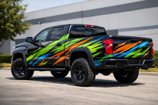 A Custom Truck Graphic Makeover Example That Pops