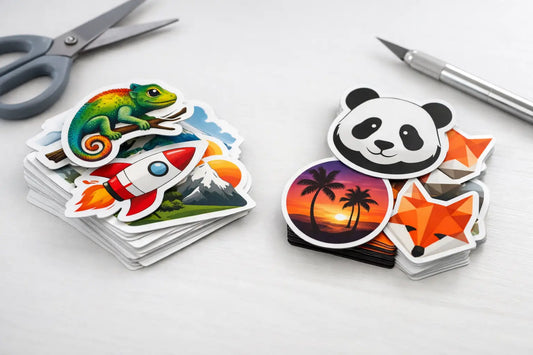 Contour Cut Stickers vs Die Cut