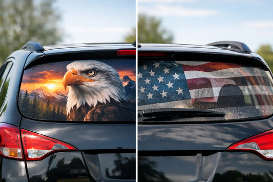 Rear Window Decals Versus Perforated Vinyl