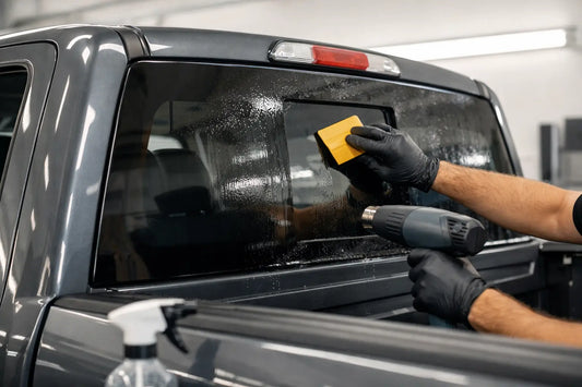 How to Tint Truck Back Window Right