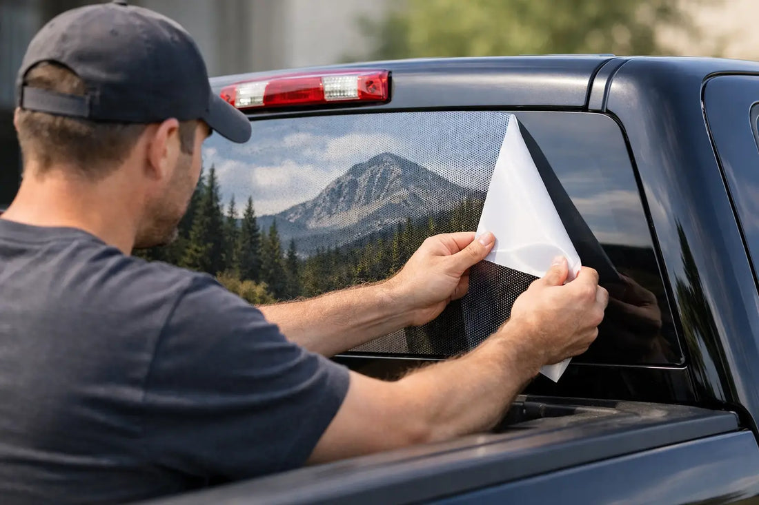 How to Apply Rear Window Perforated Graphics