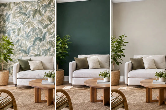 Wallpaper Versus Painted Accent Walls or Paint?