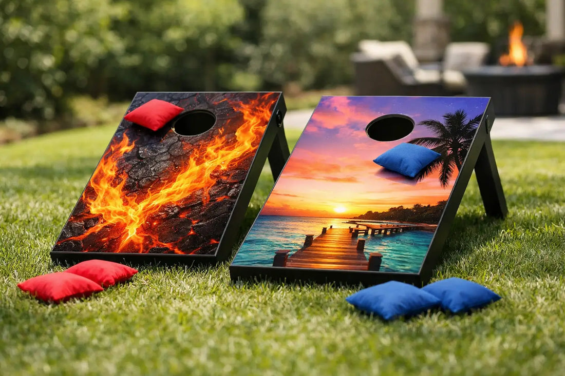 Custom Cornhole Board Wraps That Stand Out