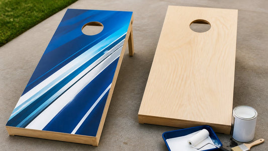 Cornhole Board Wraps vs Painting: Which Lasts Longer?
