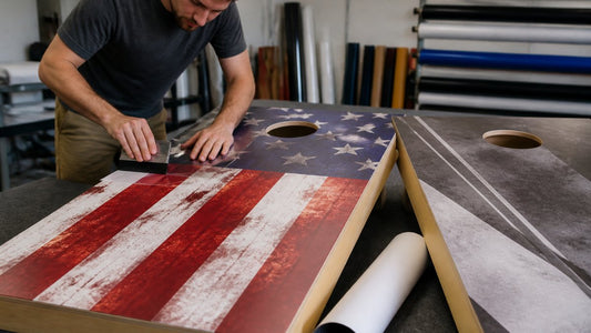 Custom Cornhole Board Wraps: Alternatives to Stock Designs