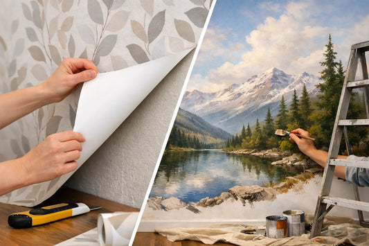 Peel and Stick Wallpaper Versus Murals