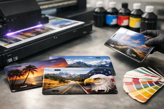 UV Printed Custom License Plates Explained