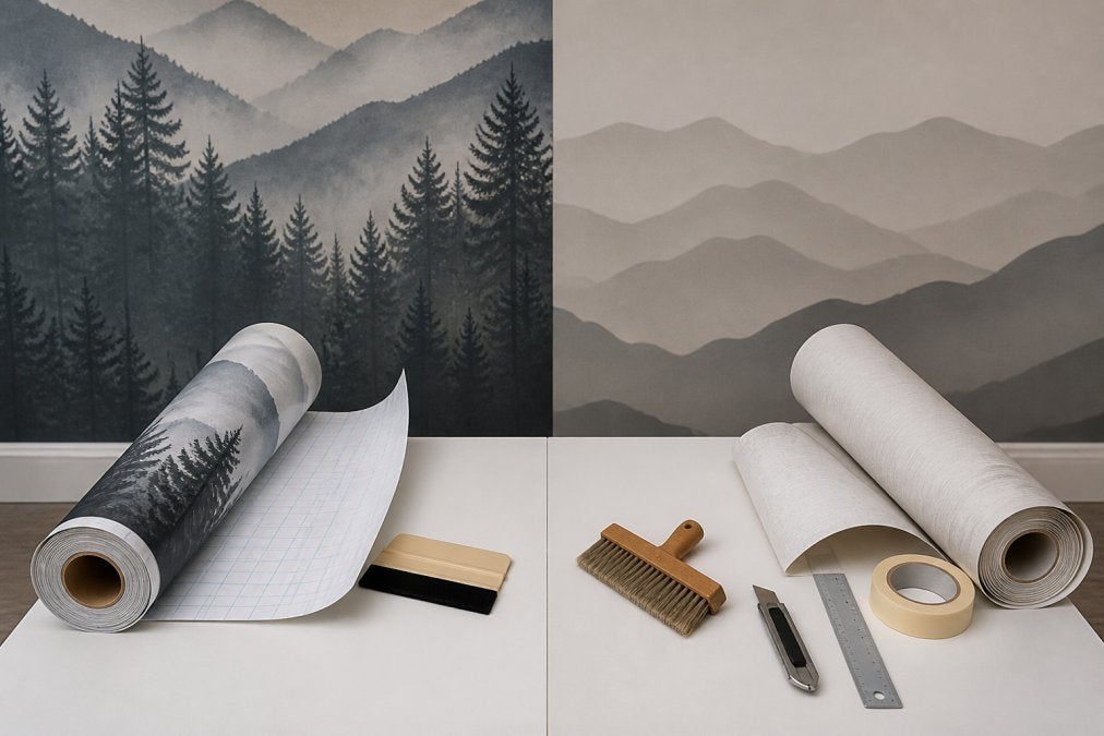Peel and Stick Mural vs Traditional Wallpaper: 2026 Guide