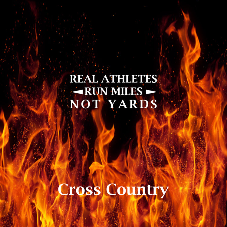 Orange Flames with Cross Country
