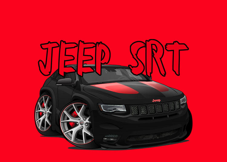 Jeep SRT Red Grand Cherokee