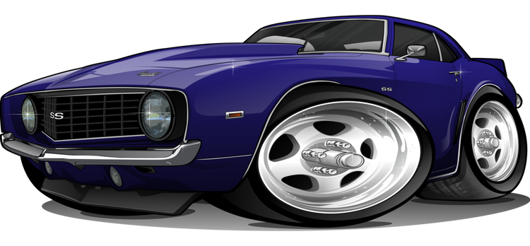 1st Generation Purple Camaro