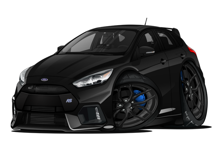 Black Ford Focus RS