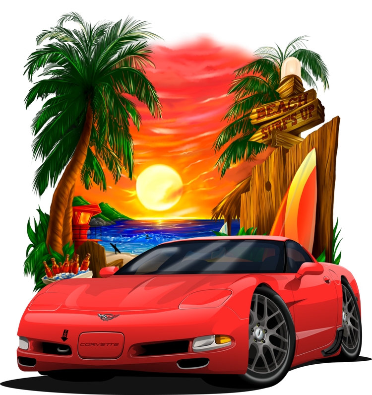 1997 Chevy Corvette Margaritaville Beach