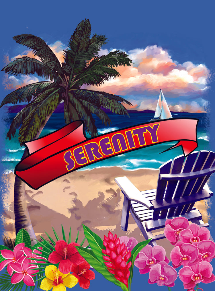Serenity Beach Banner Design