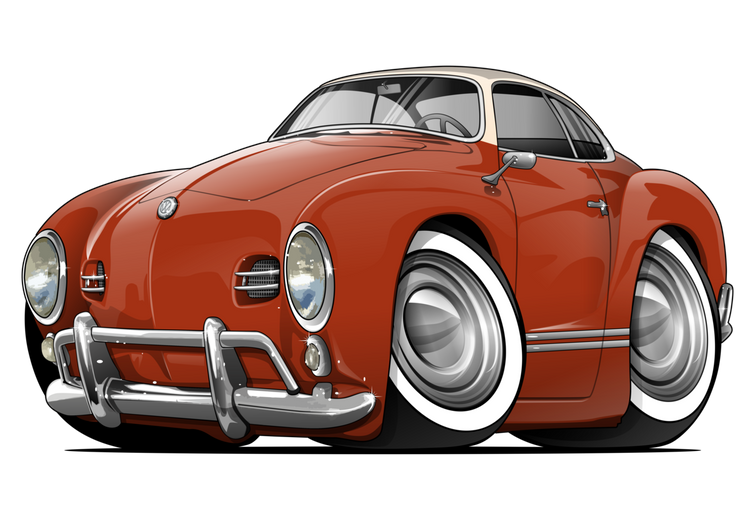 Volkswagen Cartoon Car art