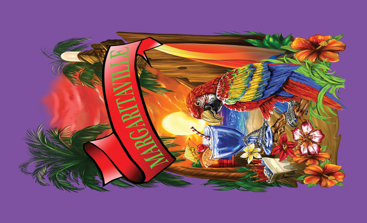 Margaritaville Purple Parrot Beach