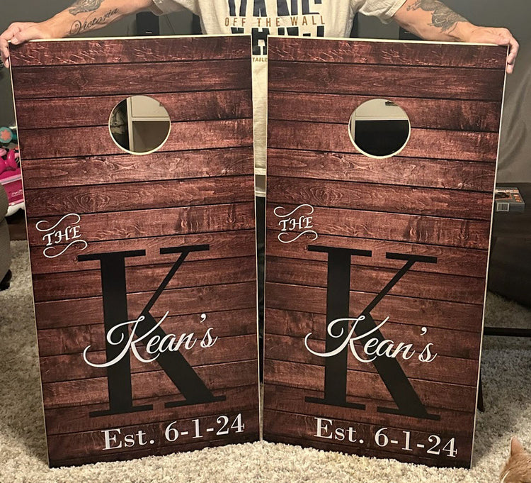 Compelling Cornhole Board Decal Wraps