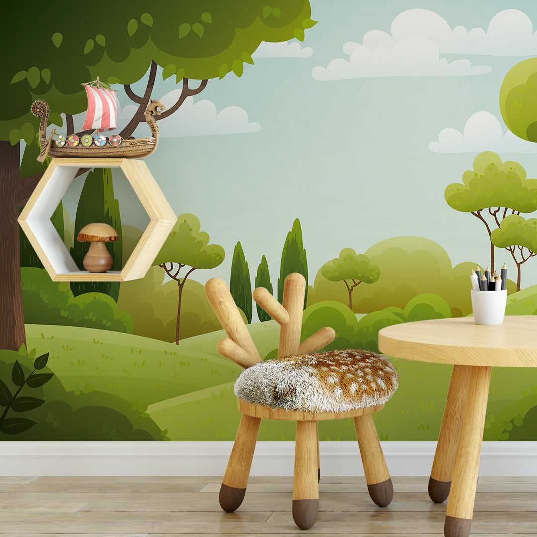 Kids Room 008 Wall Mural Wallpaper