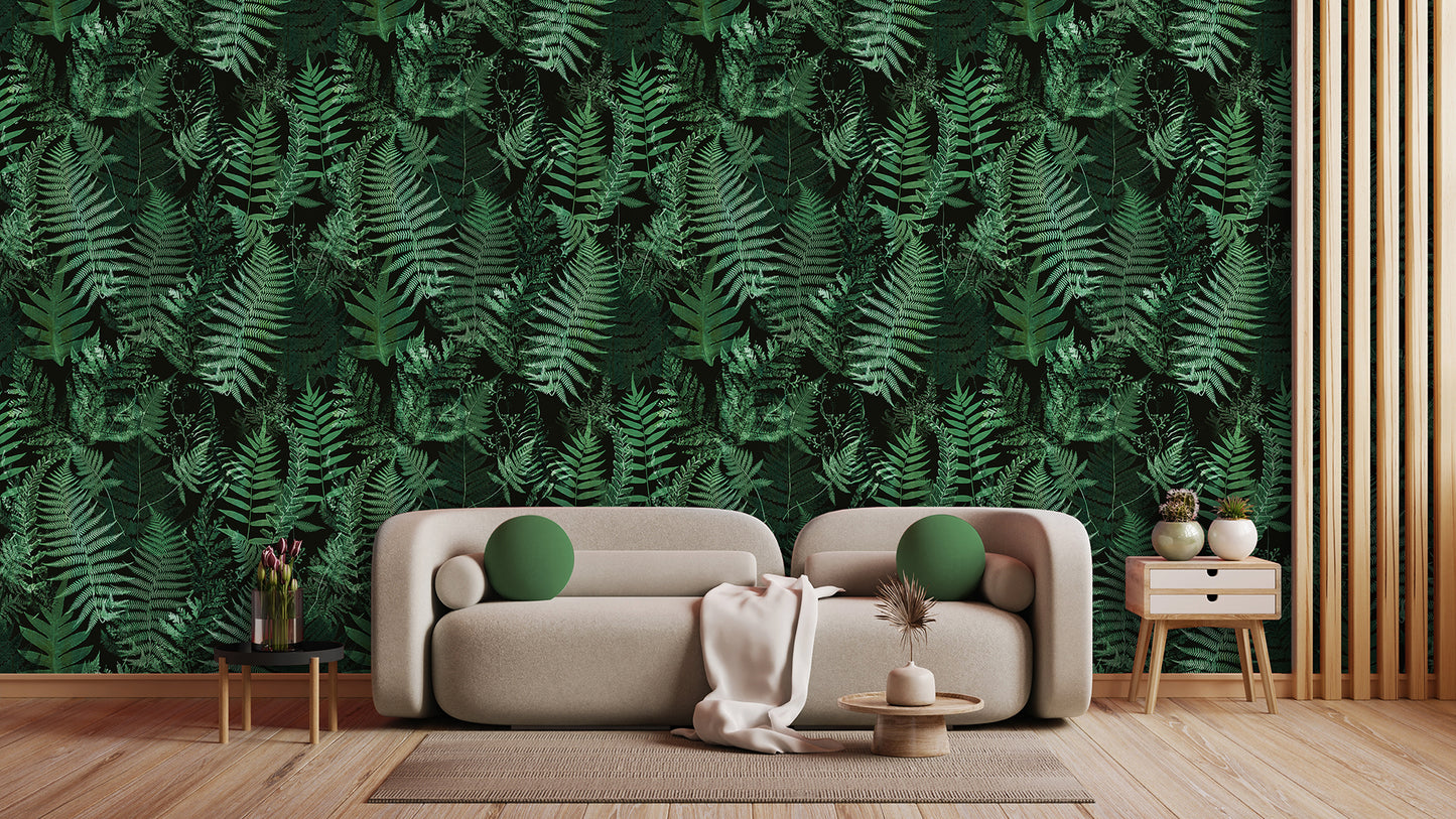 Leaves Design 017 Wall Mural Wallpaper