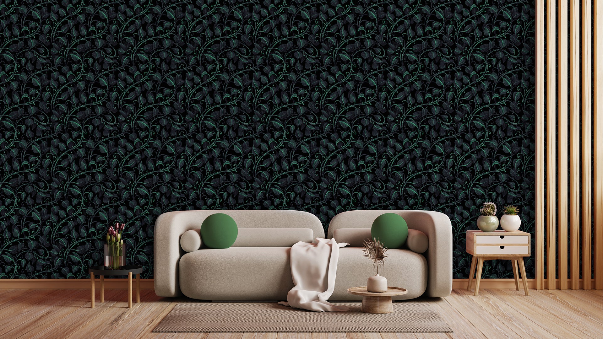 Leaves Design 020 Wall Mural Wallpaper