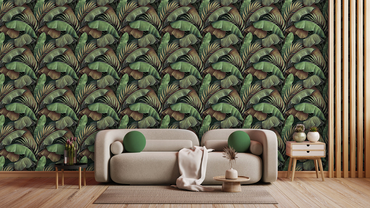 Leaves Design 029 Wall Mural Wallpaper