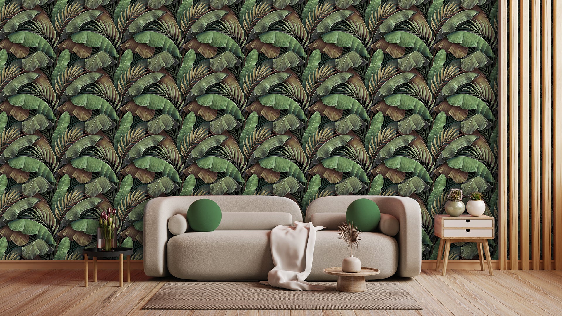 Leaves Design 029 Wall Mural Wallpaper