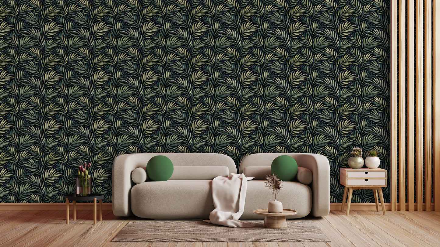 Leaves Design 033 Wall Mural Wallpaper