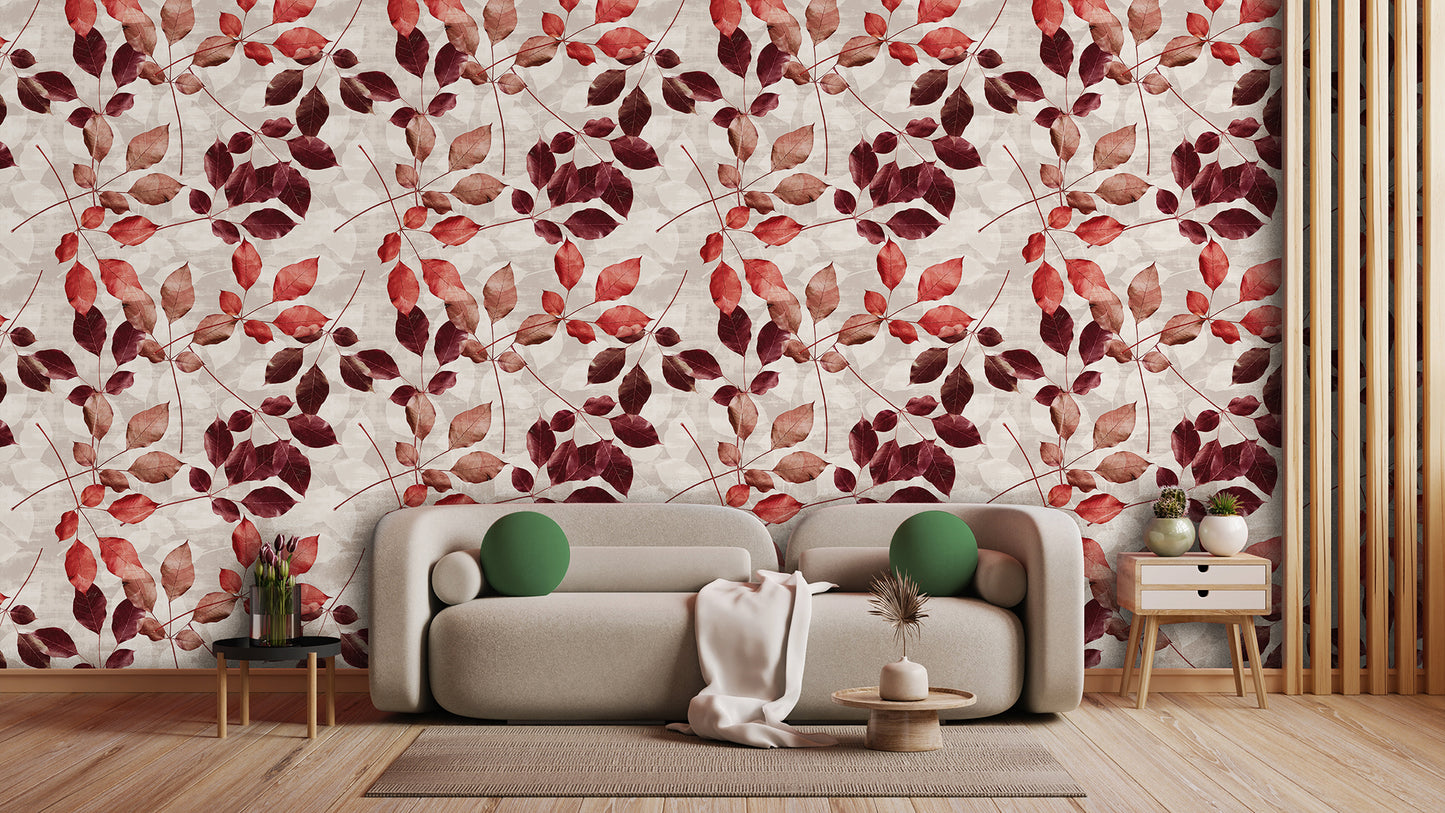 Leaves Design 037 Wall Mural Wallpaper