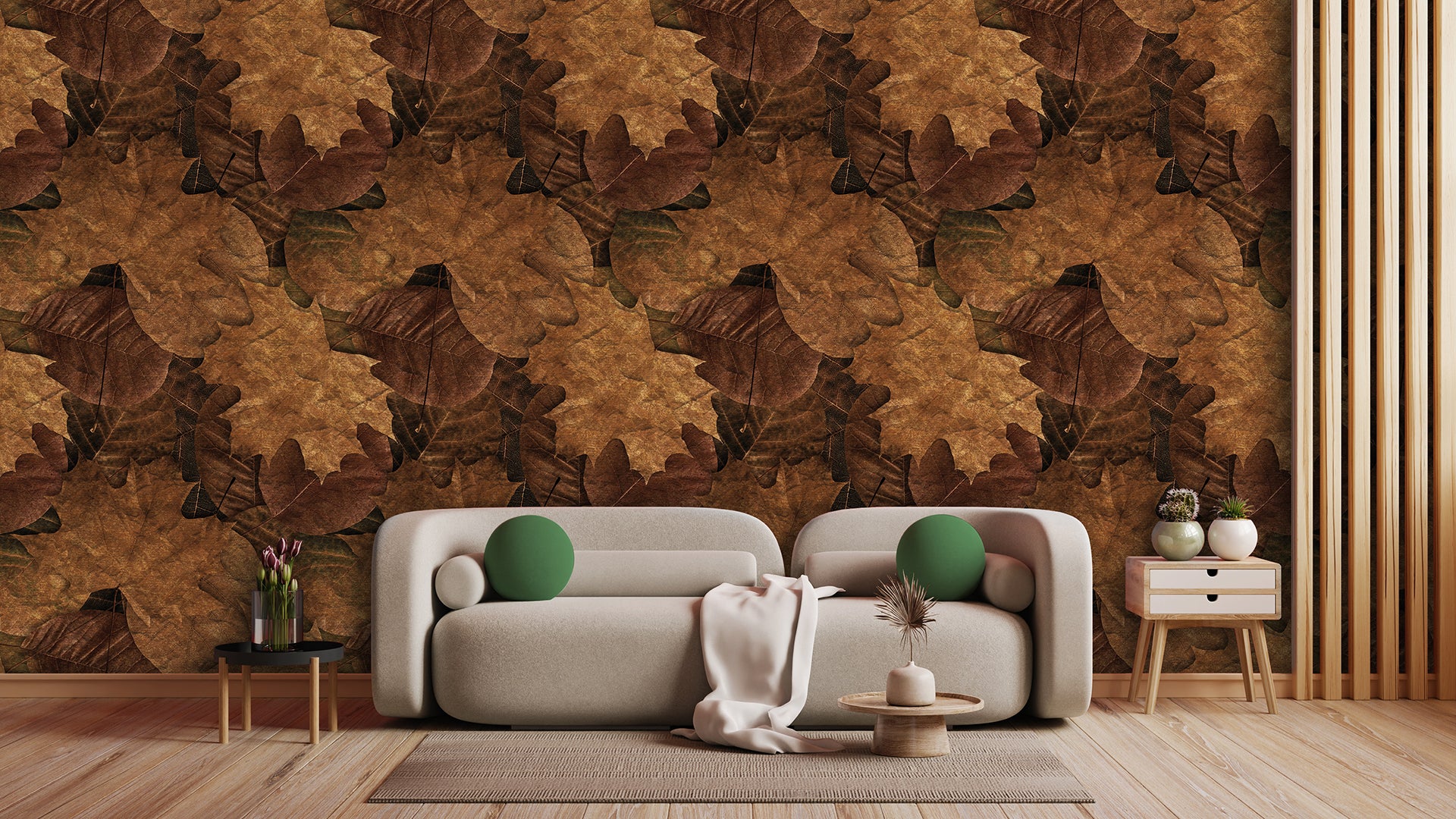 Leaves Design 045 Wall Mural Wallpaper