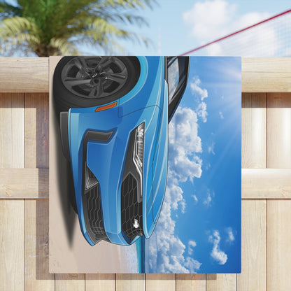 2023 Convertible Car Art Beach Towels