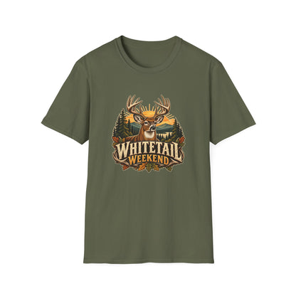 Whitetail Weekend T-Shirt | Vintage Buck Hunting Outdoors Tee
