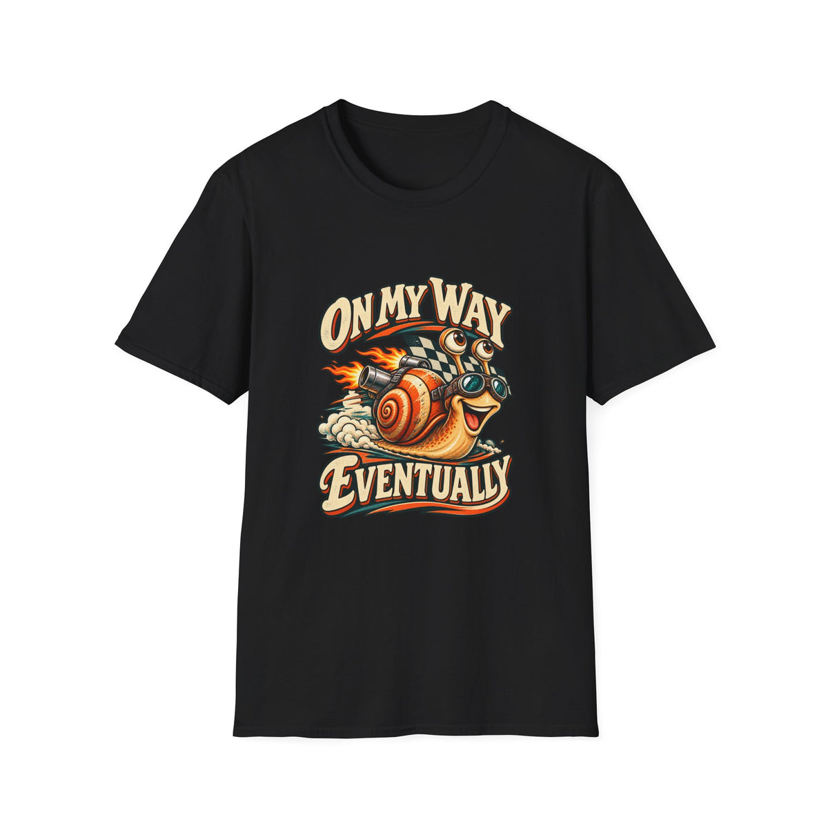 On My Way Eventually T-Shirt | Funny Racing Snail Tee