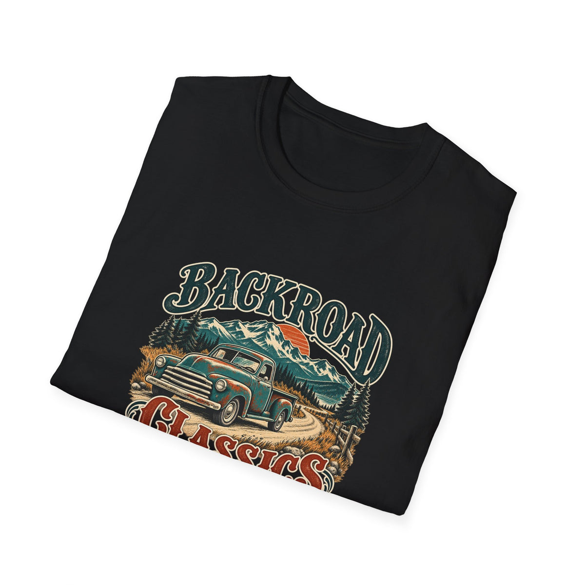 Backroad Classics T-Shirt | Vintage Pickup Truck Outdoors Tee