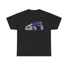 Classic Malibu Blue Wagon Tee — Retro Station Wagon Car Graphic T-Shirt