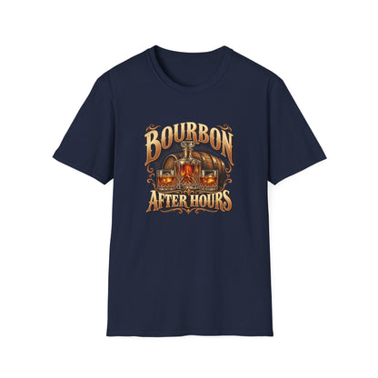 Bourbon After Hours T-Shirt | Vintage Whiskey Lounge Tee