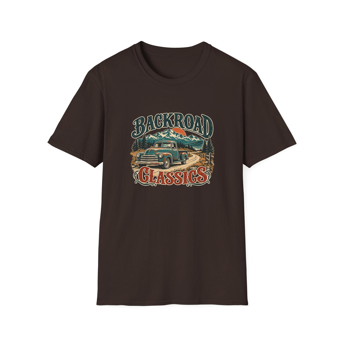 Backroad Classics T-Shirt | Vintage Pickup Truck Outdoors Tee