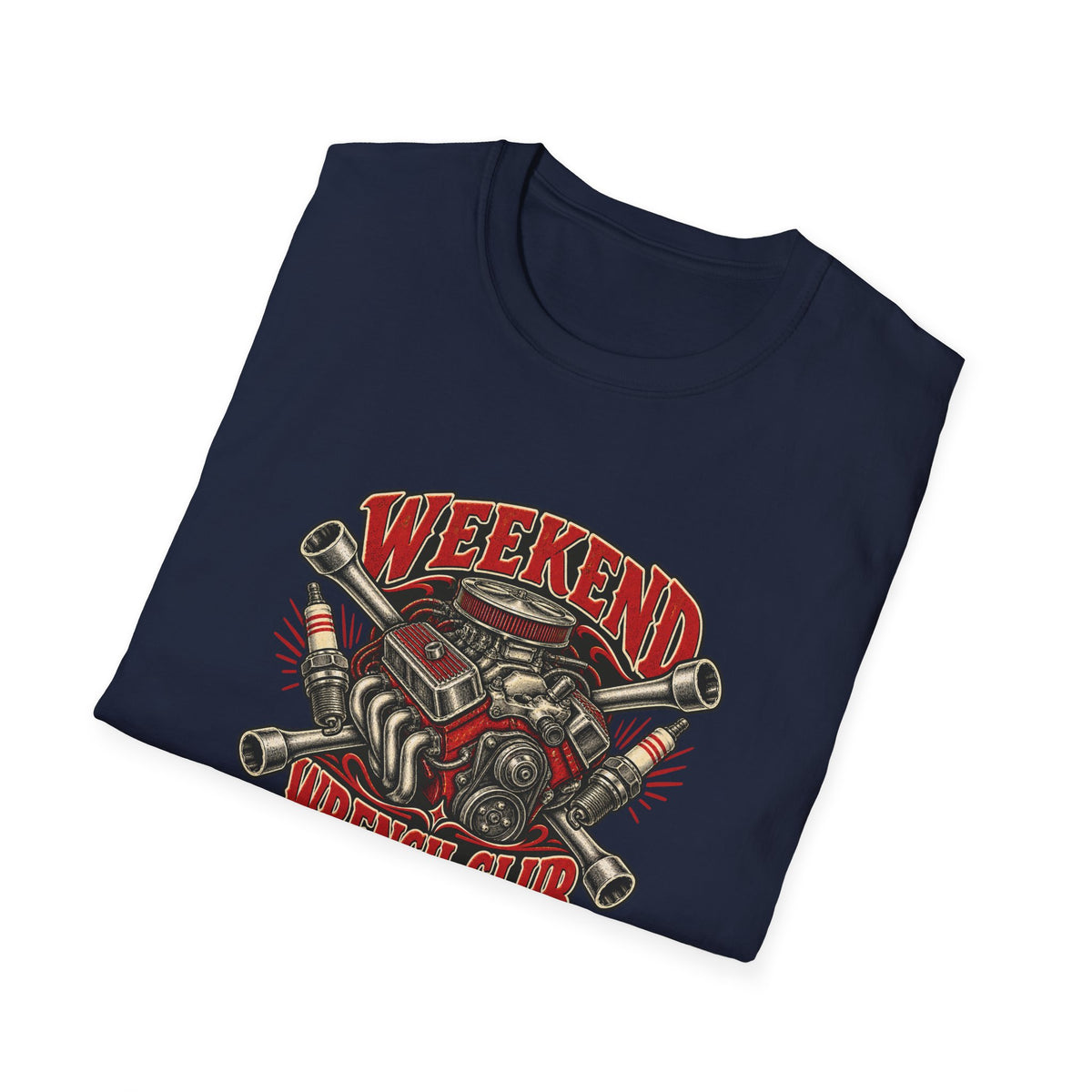 Weekend Wrench Club T-Shirt | Vintage Mechanic Garage Tee