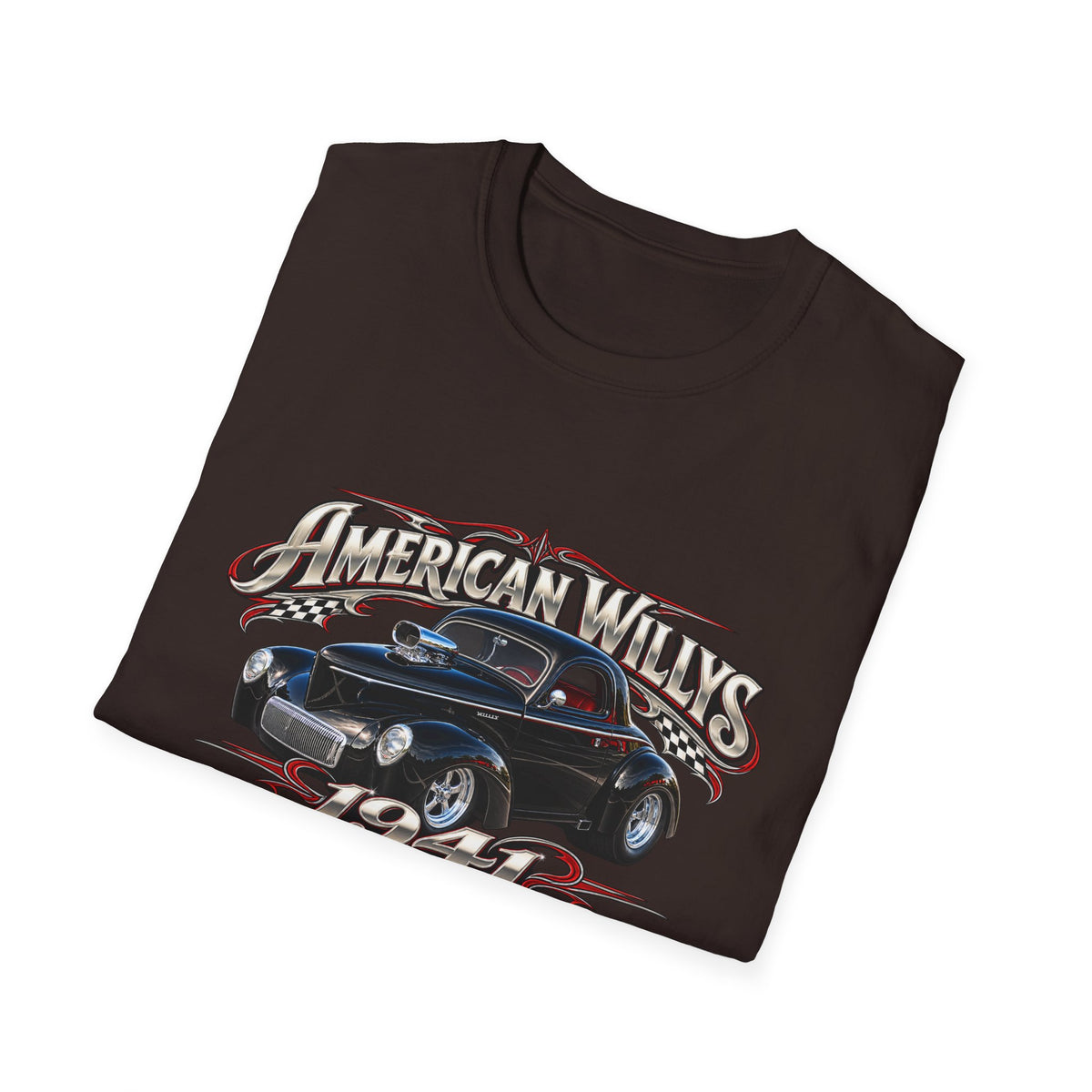American Willys 1941 Classic Car Graphic T-Shirt