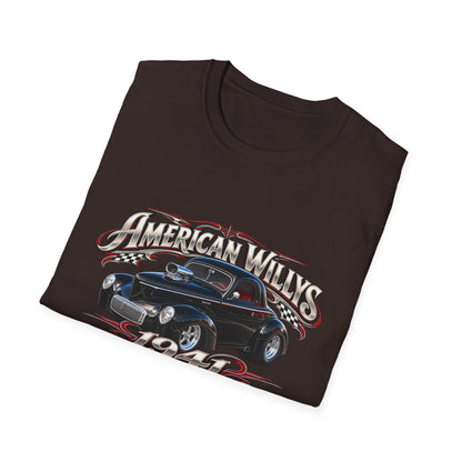 American Willys 1941 Classic Car Graphic T-Shirt