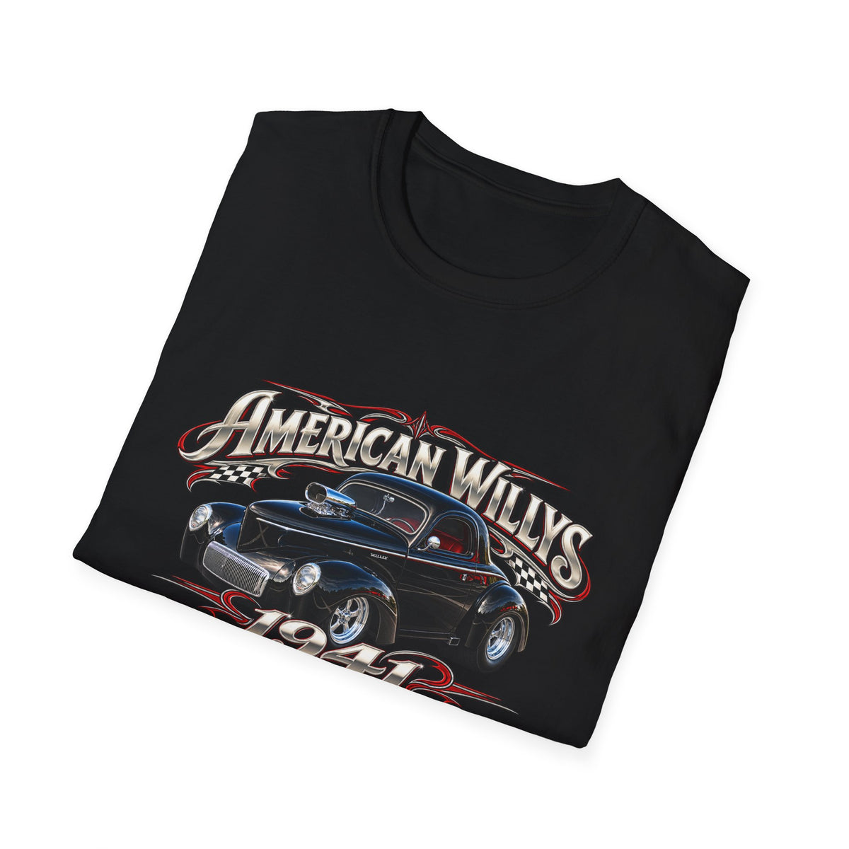American Willys 1941 Classic Car Graphic T-Shirt