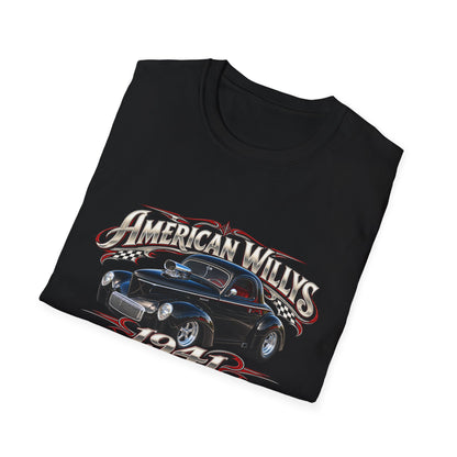 American Willys 1941 Classic Car Graphic T-Shirt