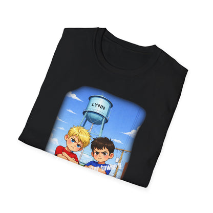 Lynn Water Tower T-Shirt — Cartoon Lynn Water Tower Design