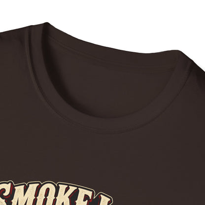 Smoke Low Aim High T-Shirt | Vintage BBQ Smoker Pitmaster Tee