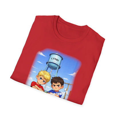 Lynn Water Tower T-Shirt — Cartoon Lynn Water Tower Design