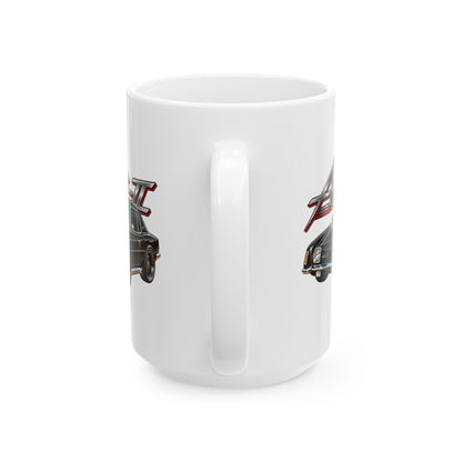 Avanti II Classic Muscle Car Enthusiast Ceramic Mug