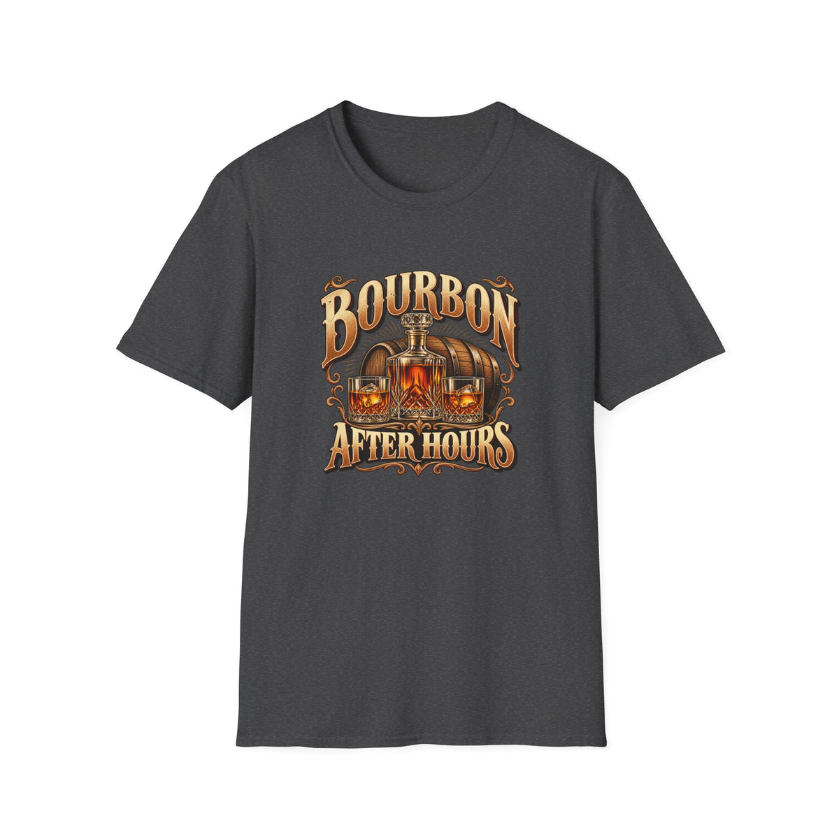 Bourbon After Hours T-Shirt | Vintage Whiskey Lounge Tee