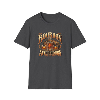Bourbon After Hours T-Shirt | Vintage Whiskey Lounge Tee