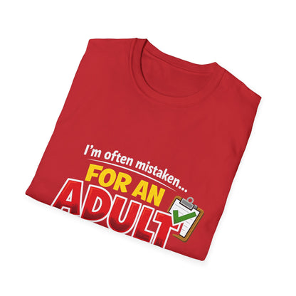 Funny "I'm Often Mistaken for an Adult Because of My Age" T-Shirt